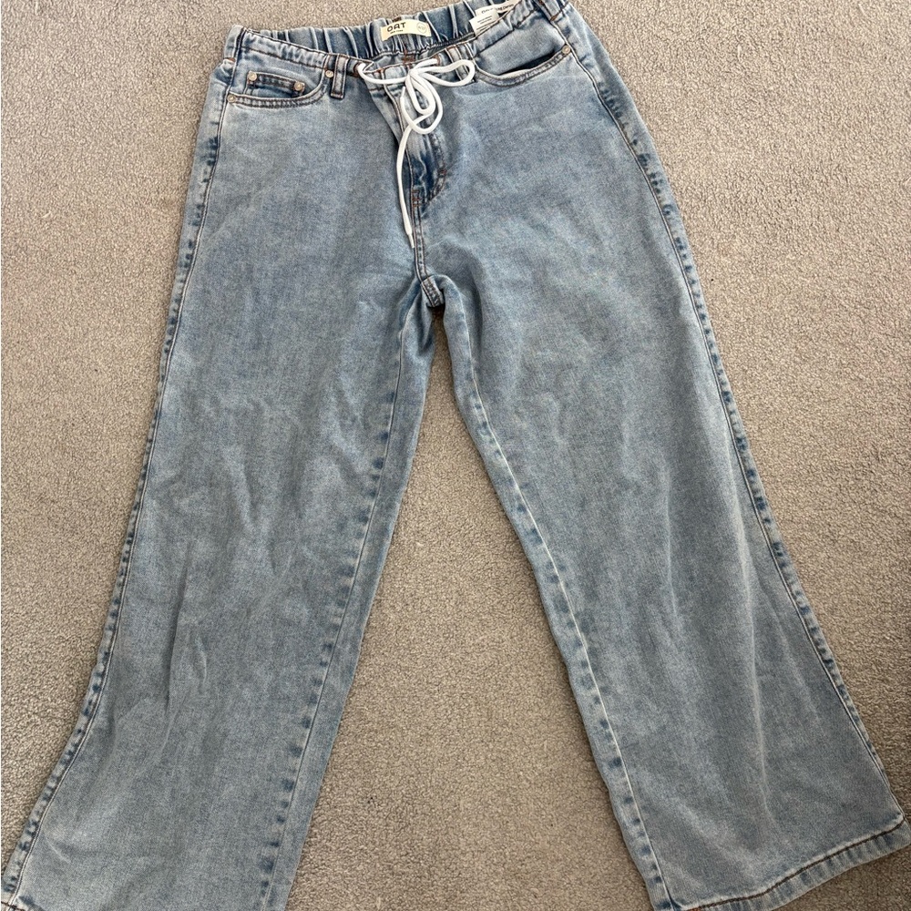 Oat New York Blue Ankle & Cropped Jeans